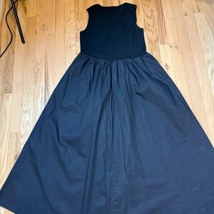 Commense Black Tank Top Style Sleeveless Midi Dress NWOT Size Large